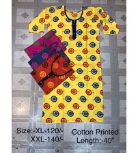 Ladies Cotton Printed Kurti